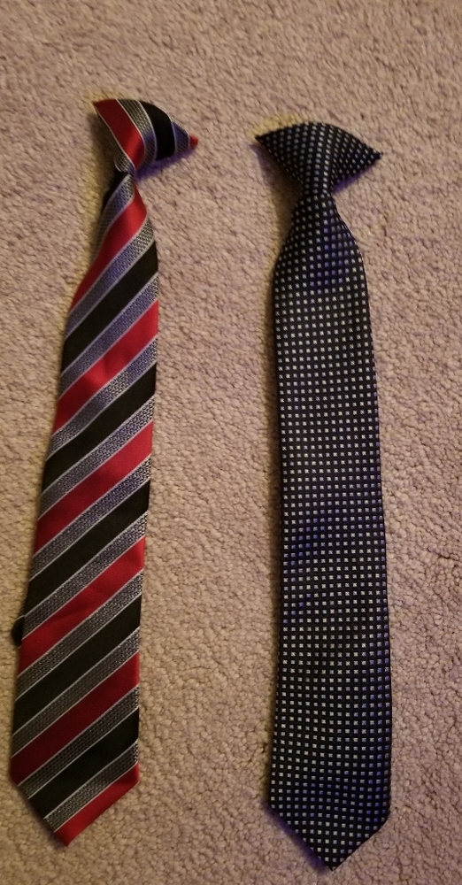 Clip on ties
